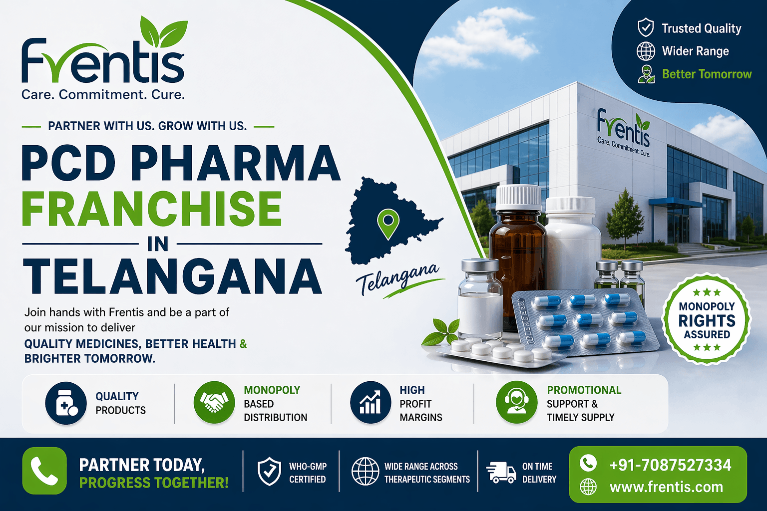 Best PCD Pharma Franchise in Telangana on Monopoly Basis